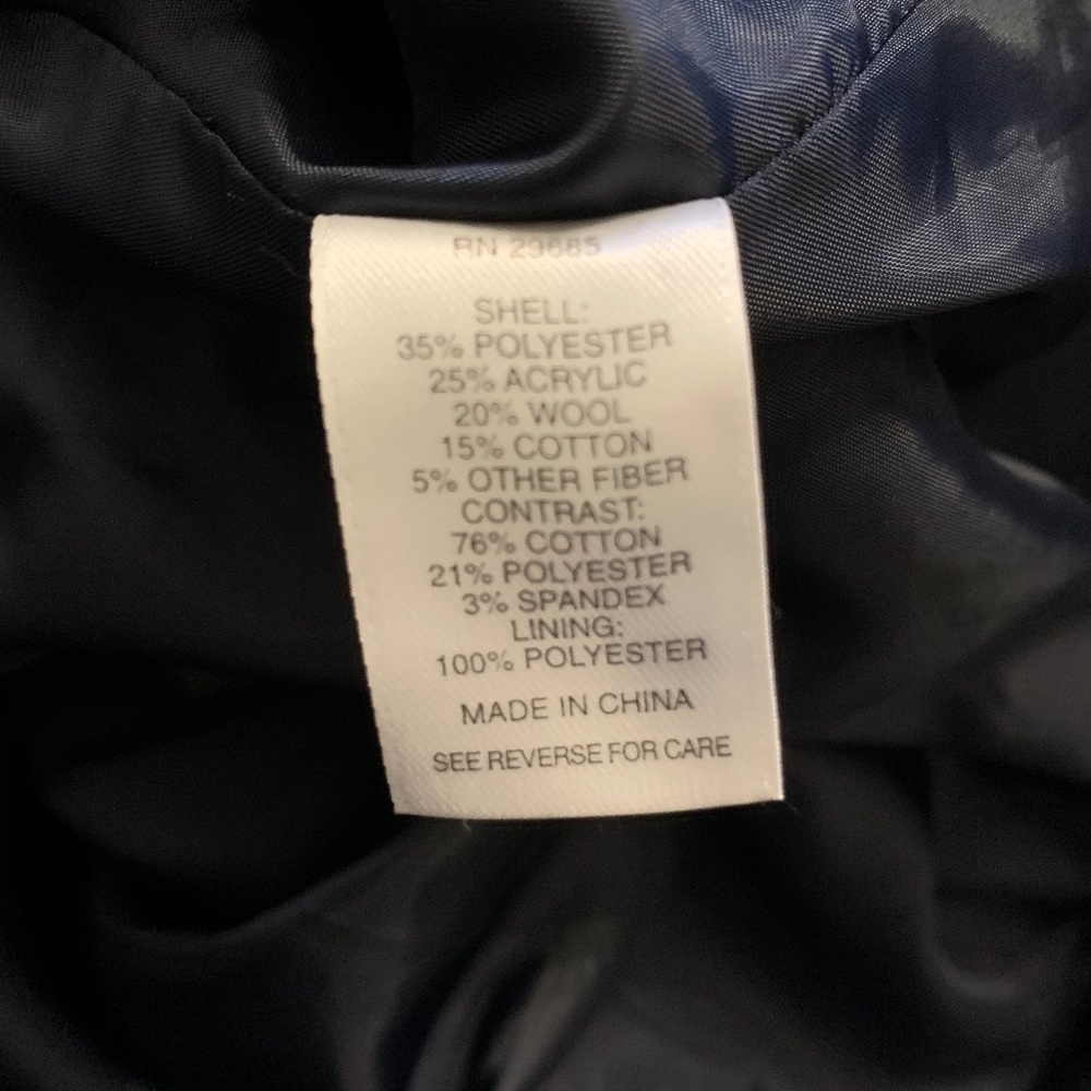 Pendleton Blue Blazer Size L - image 5